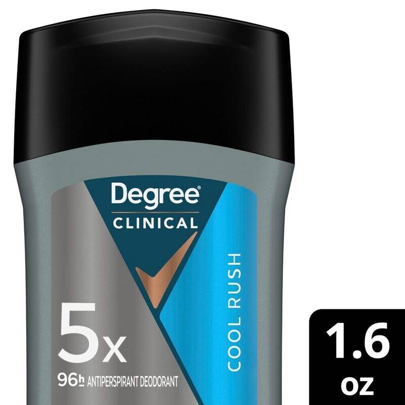 Degree Men Invisible Solid Clean Cool Rush 1.6 oz product package
