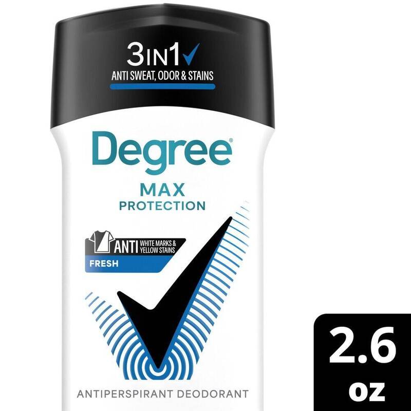 Degree Men Antiperspirant UltraClear Black + White Fresh 2.6 oz product package