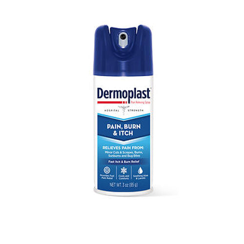 Dermoplast Pain, Burn & Itch Spray 3 oz (85 g) product package