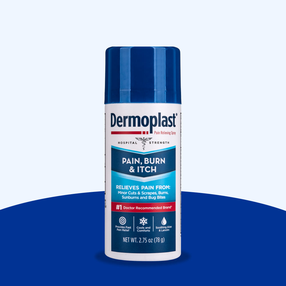 Dermoplast Pain, Burn & Itch Spray 2.75 oz (78 g) product package