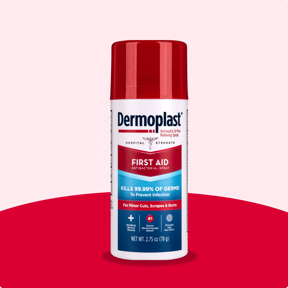 Dermoplast First Aid Antibacterial Spray 2.75 oz (78 g) product package