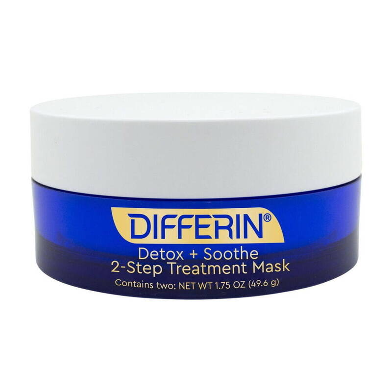 Differin Detox + Soothe Treatment Mask 1.75 oz product package