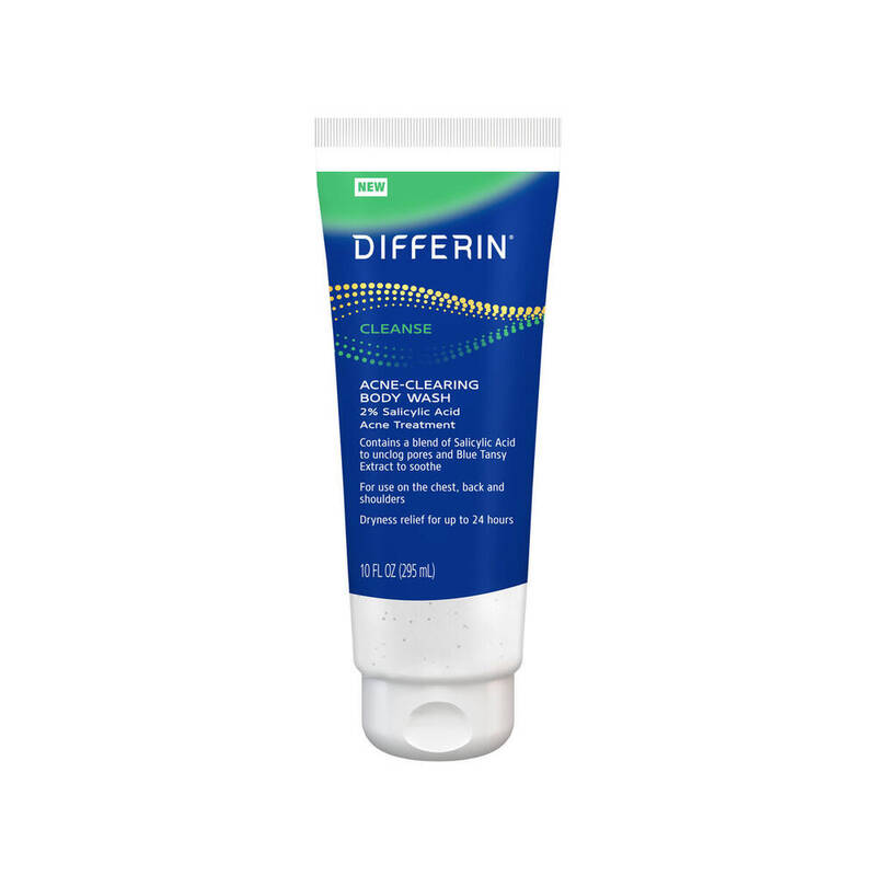 Differin Acne-Clearing Body Wash 10 oz product package