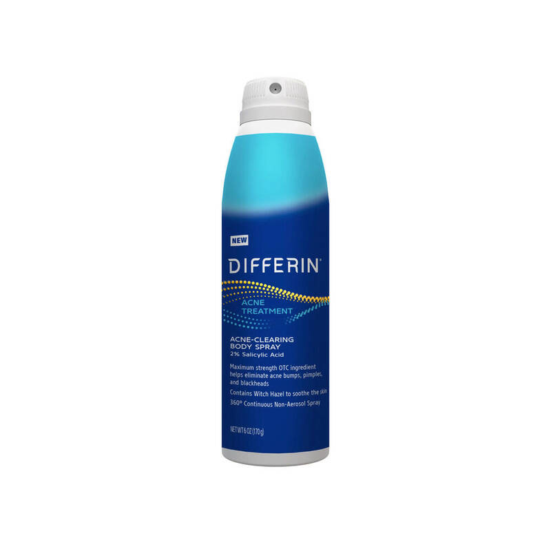 Differin Acne-Clearing Body Spray 6 oz product package