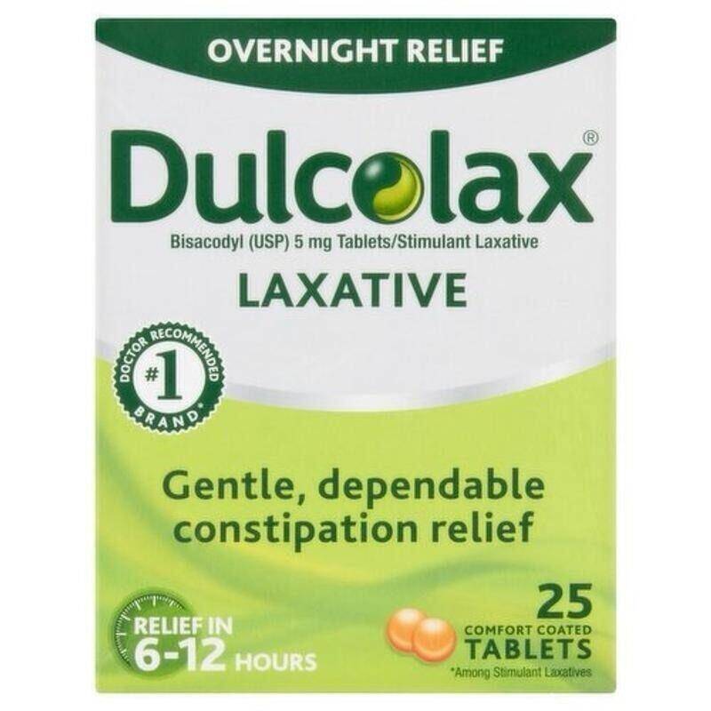 Dulcolax Stimulant Tablets 25 ct product package