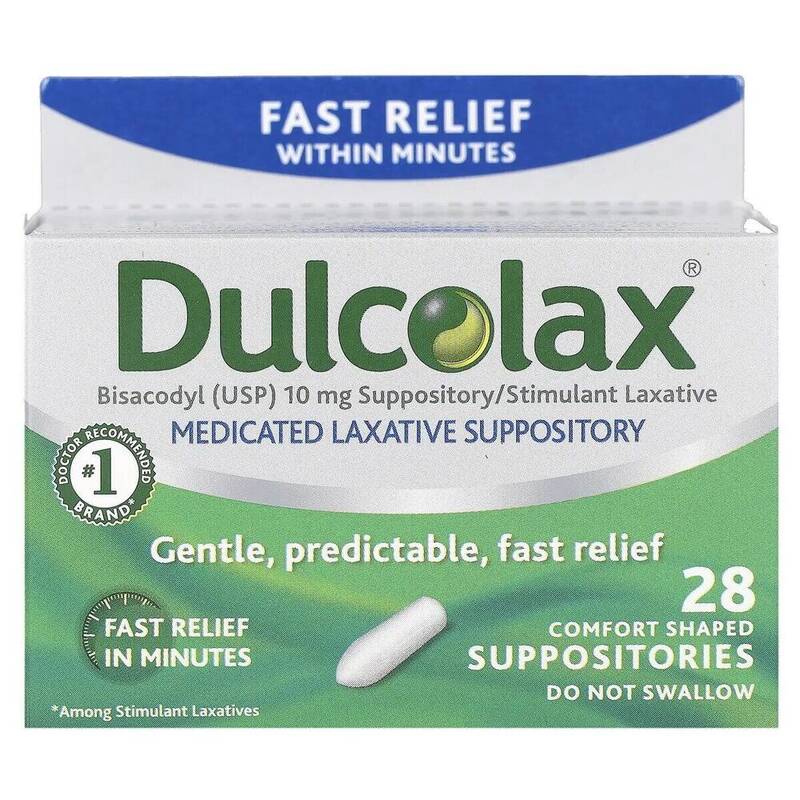 Dulcolax Suppositories 28 ct product package