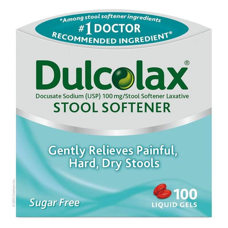 Dulcolax Stool Softeners 100 ct product package