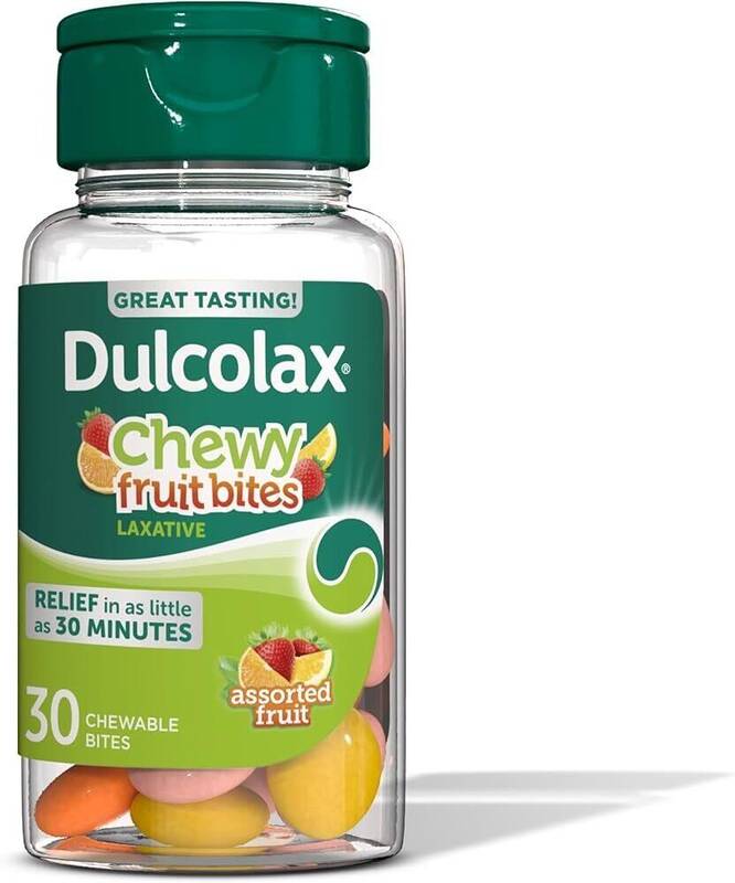 Dulcolax Chewy Fruit Bites Assorted Fruit 30 ct product package