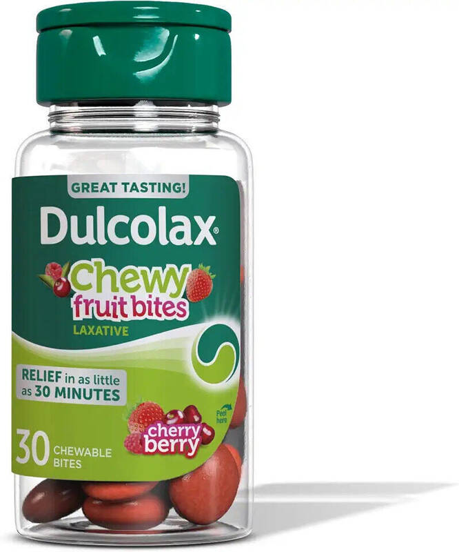 Dulcolax Chewy Fruit Bites Cherry Berry 30 ct product package