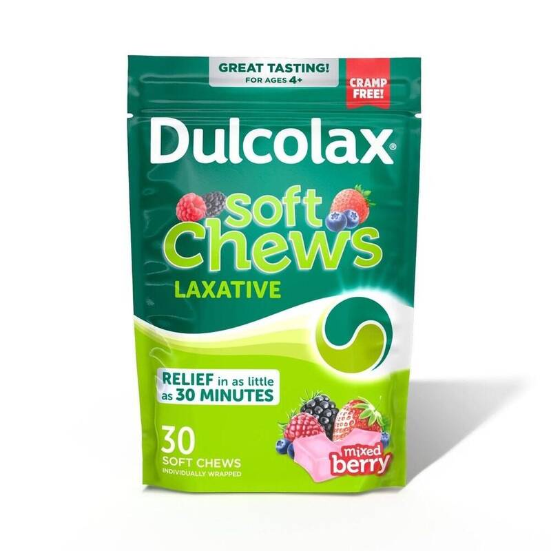 Dulcolax Soft Chews Assorted Berry 30 ct product package
