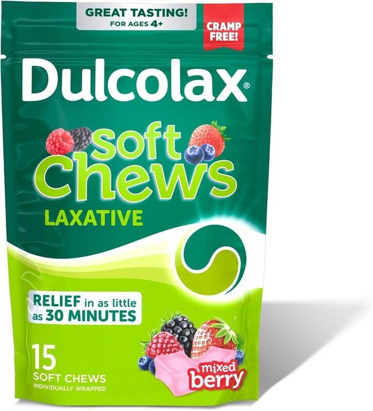 Dulcolax Soft Chews Assorted Berry 15 ct product package