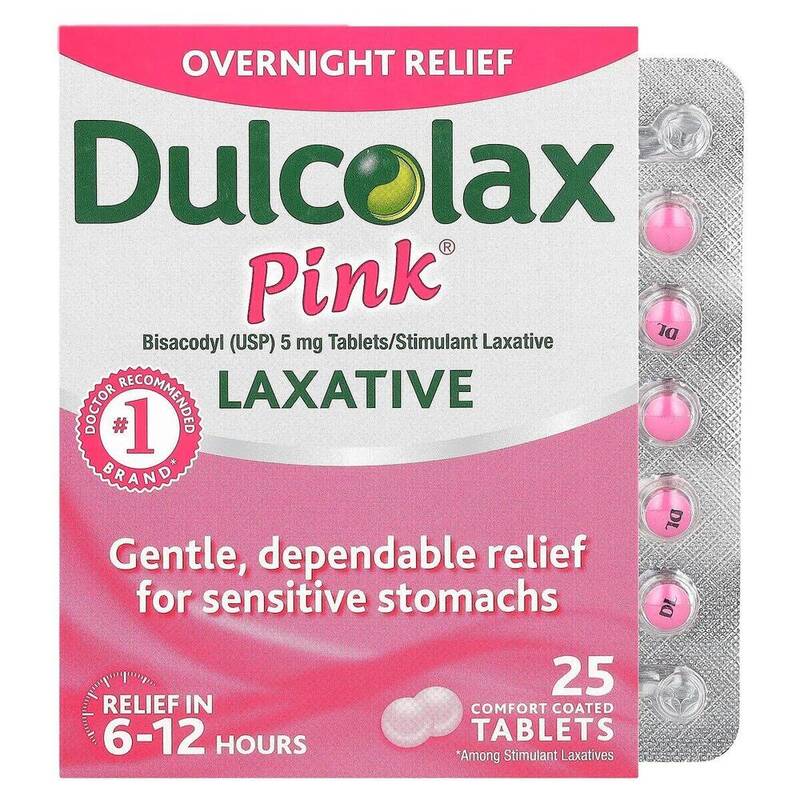 Dulcolax Pink Stimulant Tablets 25 ct product package