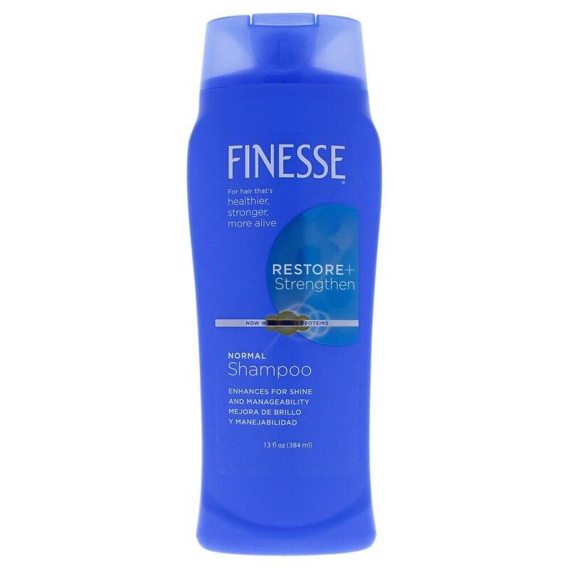 Finesse Restore + Strengthen Normal Shampoo 13oz product package
