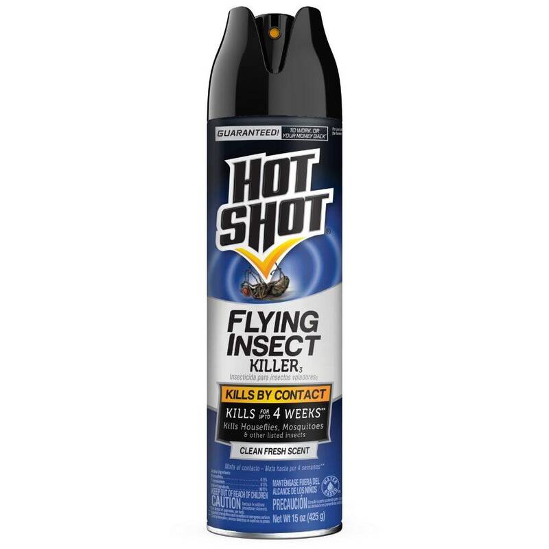 Hot Shot Flying Insect Killer — Clean Fresh Scent 15oz product package