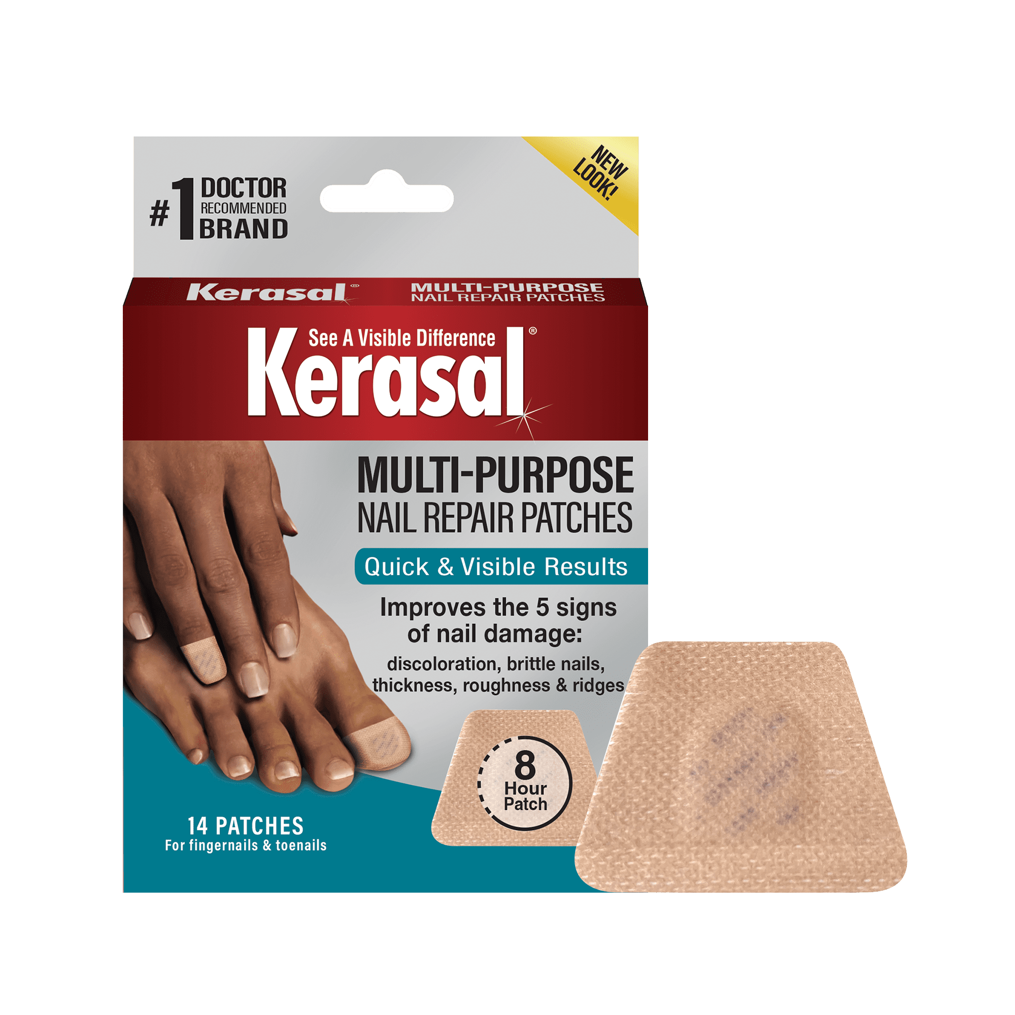 Kerasal Multi-Purpose Nail Repair Patches 14 patches product package