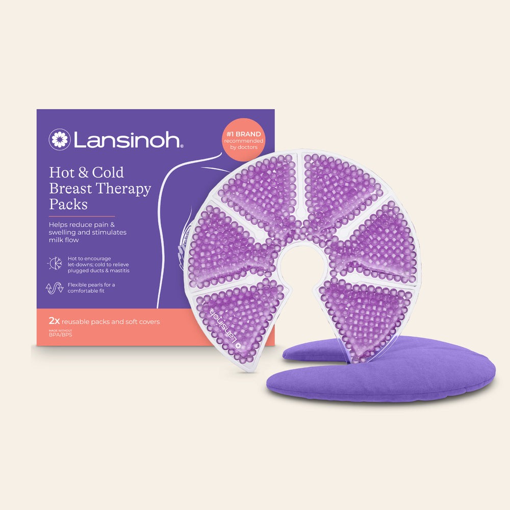Lansinoh Hot & Cold Breast Therapy Packs product package