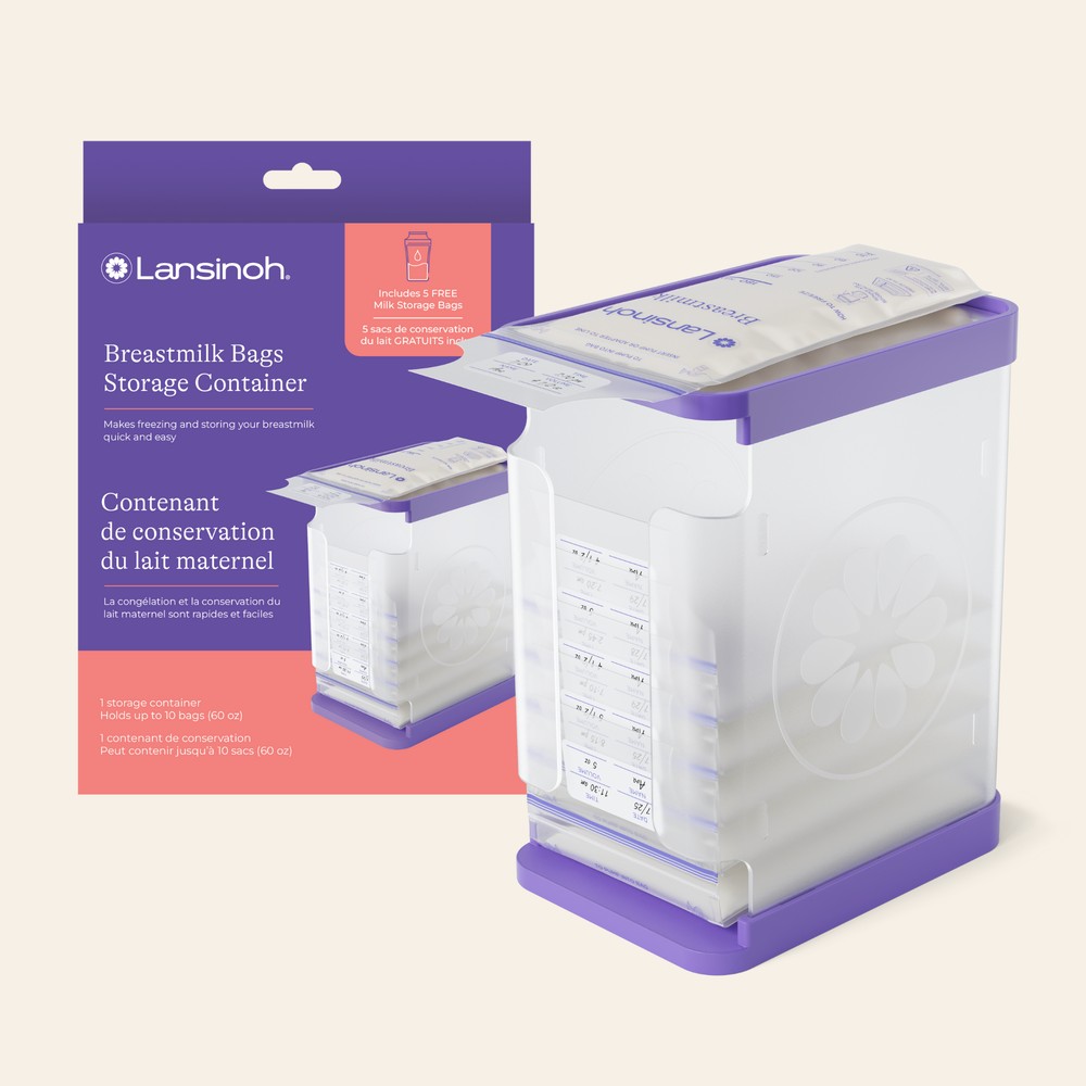 Lansinoh Breastmilk Bags Storage Container product package