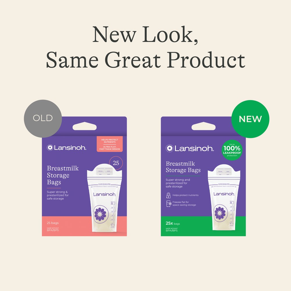 Lansinoh Milk Storage Bags 25ct 25ct product package