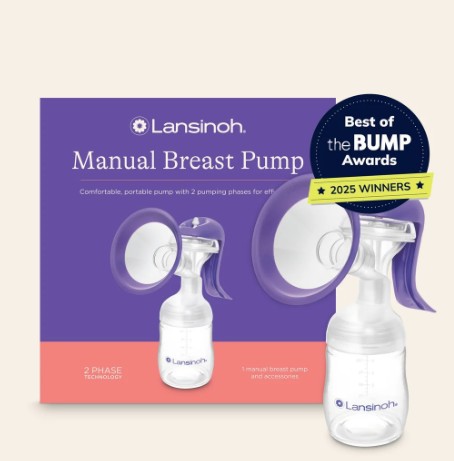 Lansinoh Manual Breast Pump product package