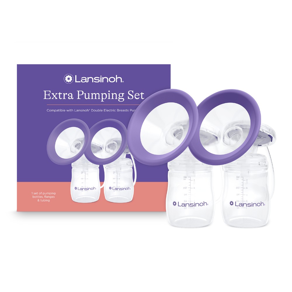 Lansinoh Extra Pumping Set product package
