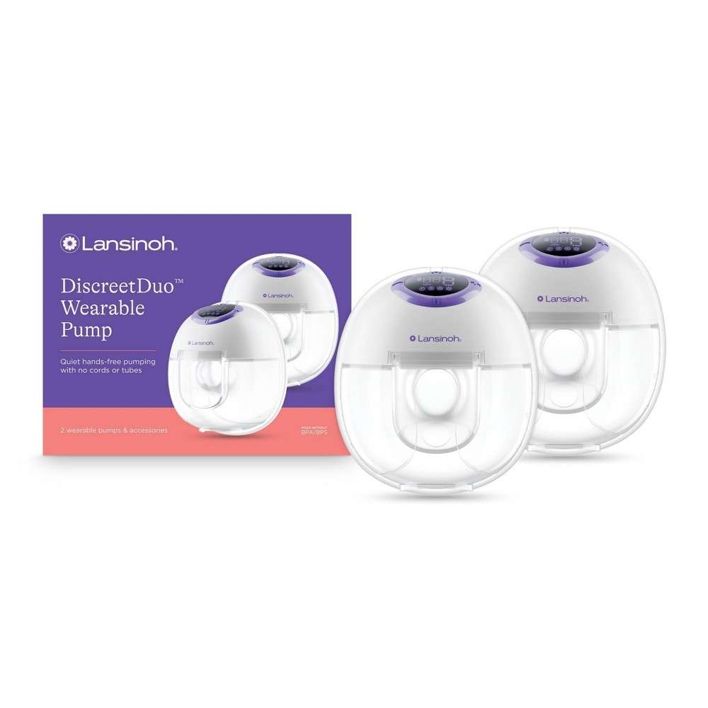 Lansinoh Discreet Duo Wearable Breast Pump product package