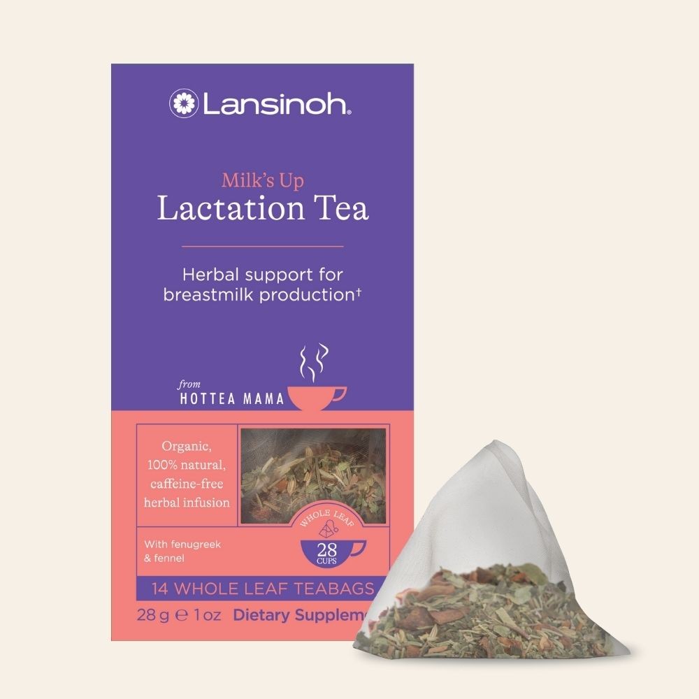 Lansinoh HotTea Mama Milks Up product package