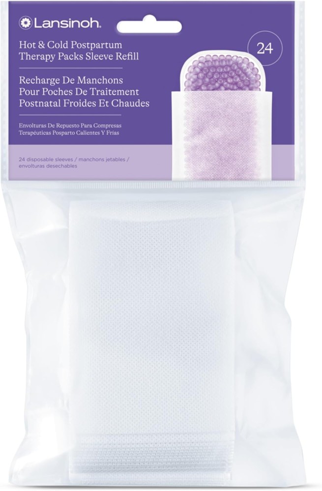 Lansinoh Hot & Cold Postpartum Relief Pad Refills product package