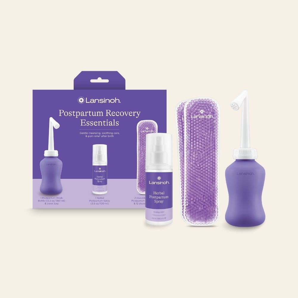 Lansinoh Postpartum Recovery Essentials Kit product package