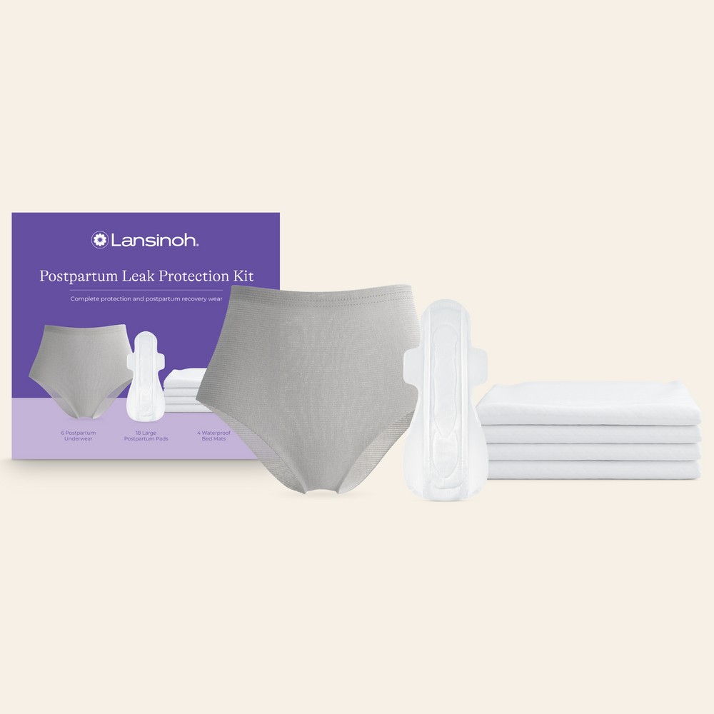 Lansinoh Postpartum Leak Protection Kit product package