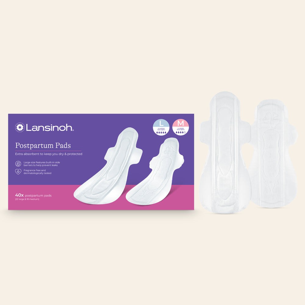 Lansinoh Postpartum Maternity Pads product package