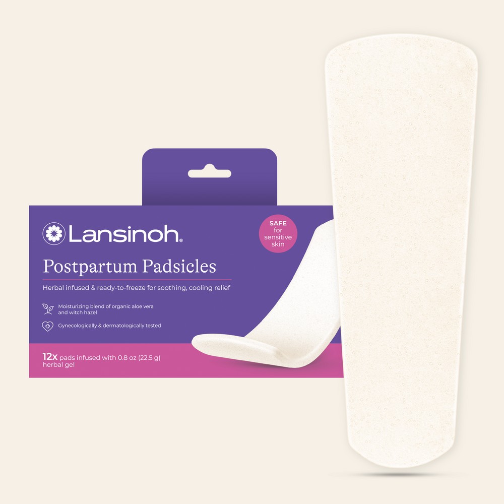 Lansinoh Postpartum Padsicles product package