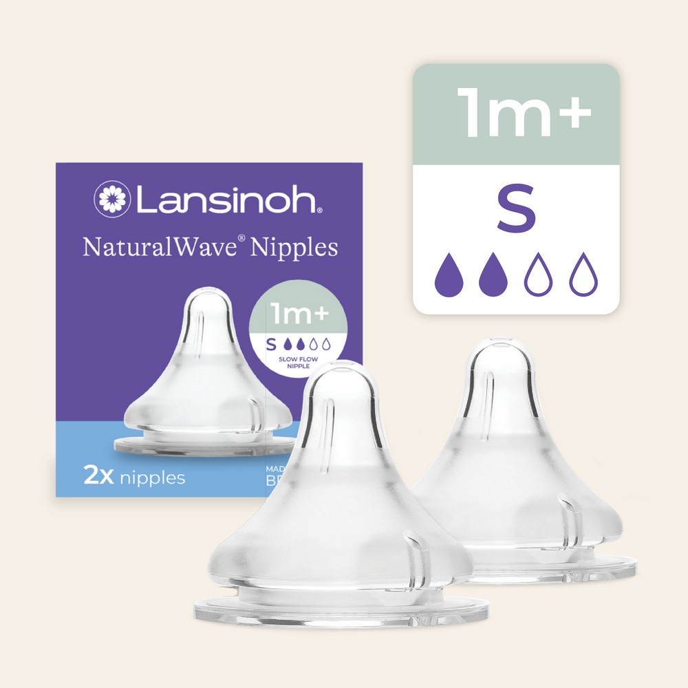 Lansinoh Nipple 2ct Slow Flow 2ct product package
