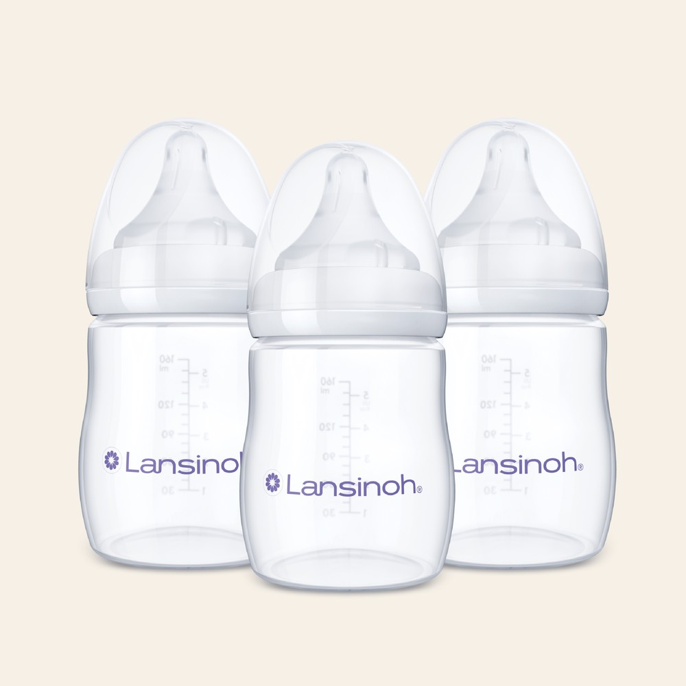 Lansinoh Bottle 5oz with Nipple 3pk 5oz · 3pk product package