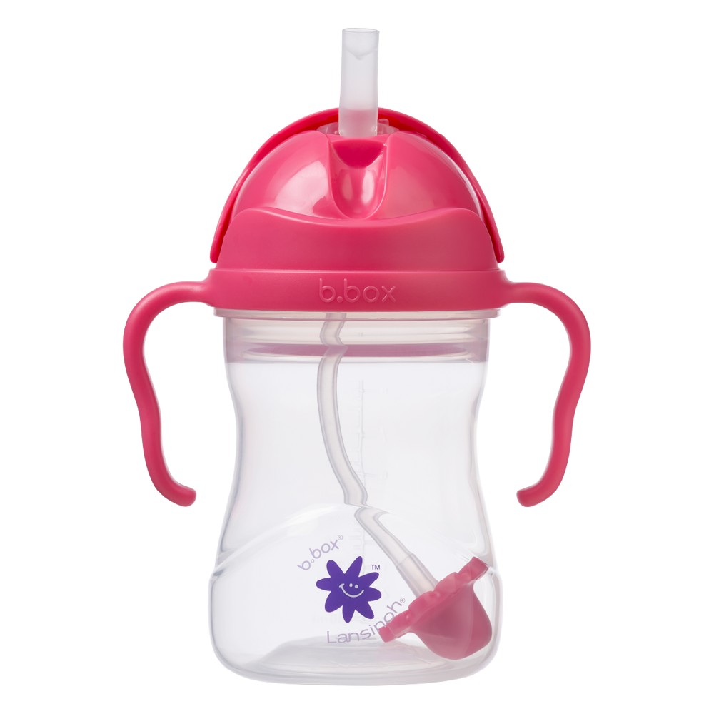Lansinoh b.box Straw Cup Raspberry product package