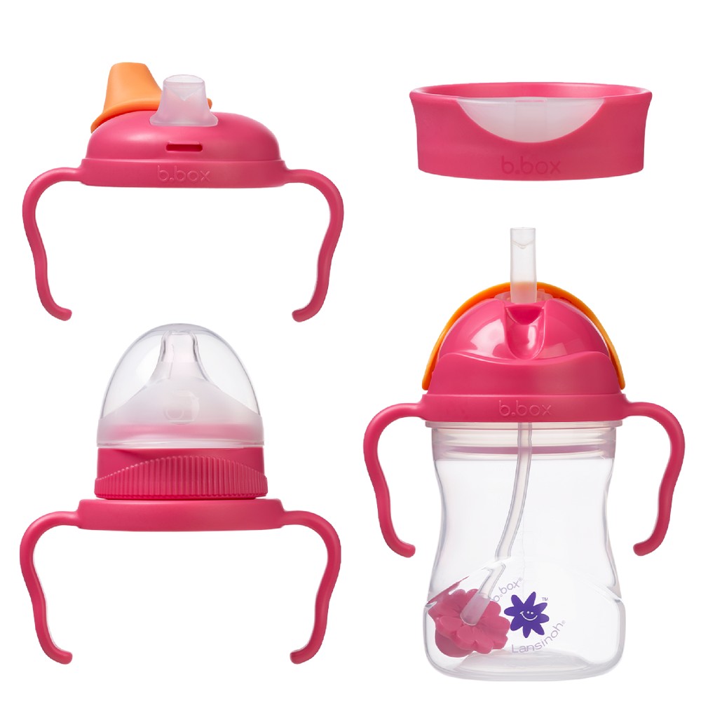 Lansinoh b.box Time to Sip Starter Set Strawberry Shake product package