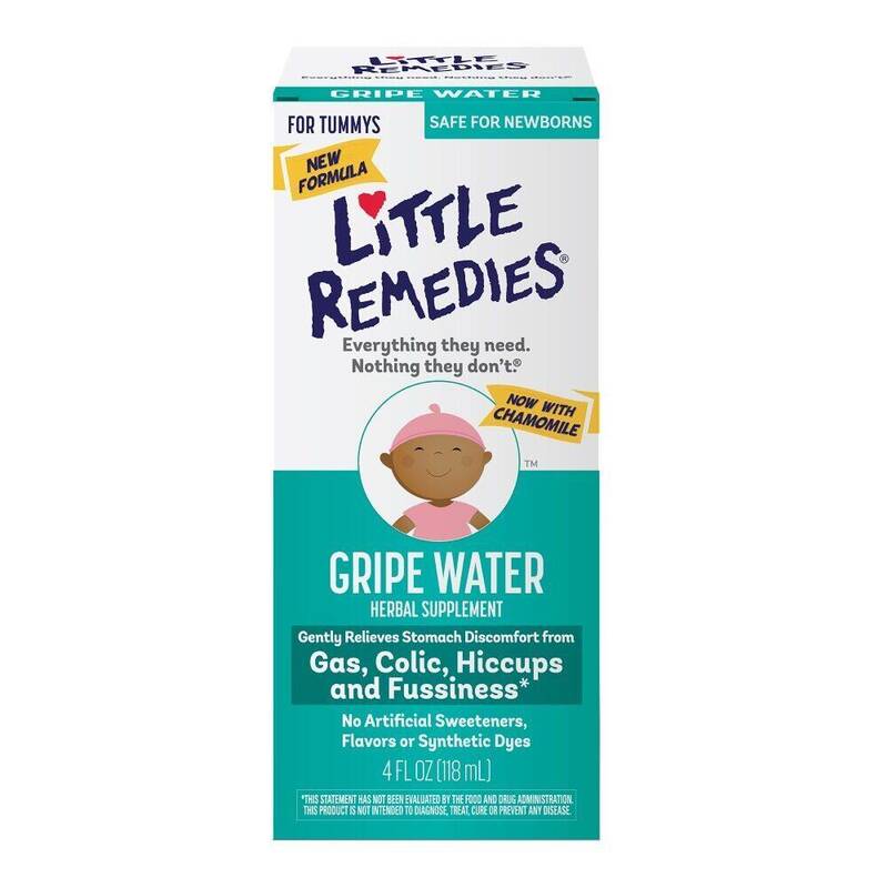 Little Remedies Gripe Water with Chamomile 4oz product package