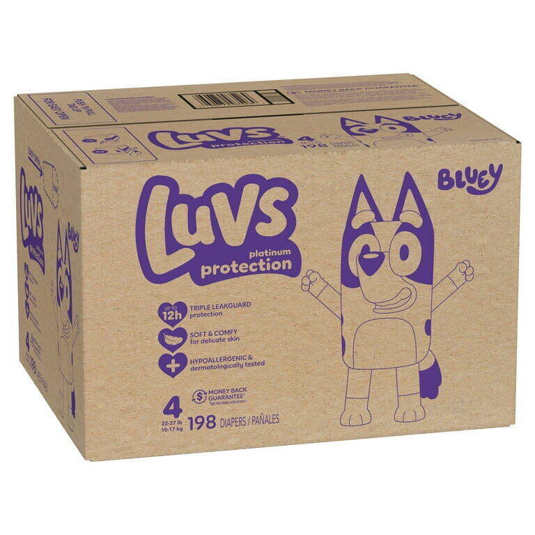 Luvs S4 ECON 1/198 198 ct product package