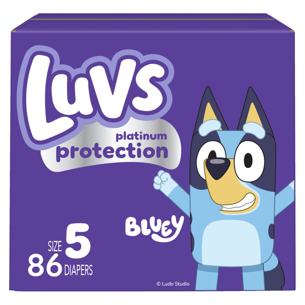 Luvs S5 SUPER 1/86 86 ct product package