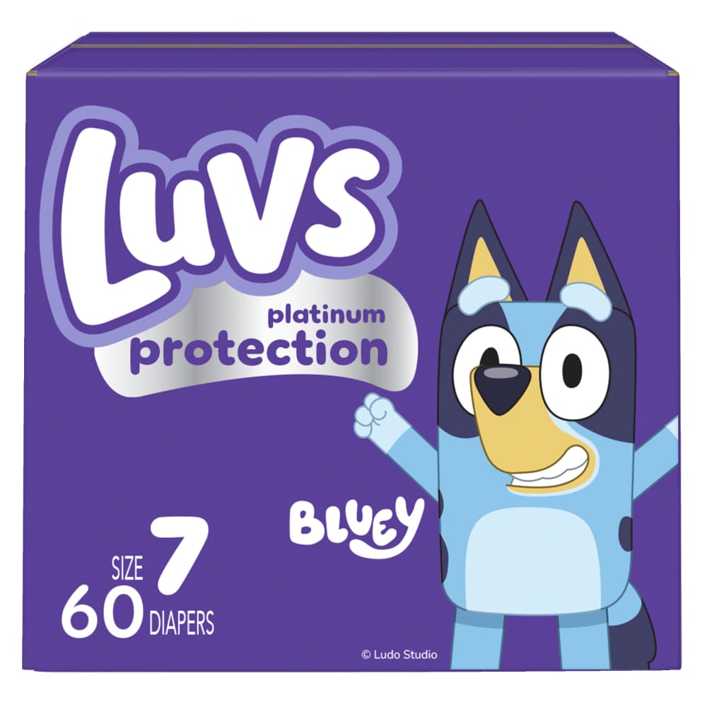 Luvs S7 SUPER 1/60 60 ct product package