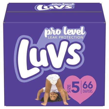 Luvs S5 FAMILY 1/66 66 ct product package