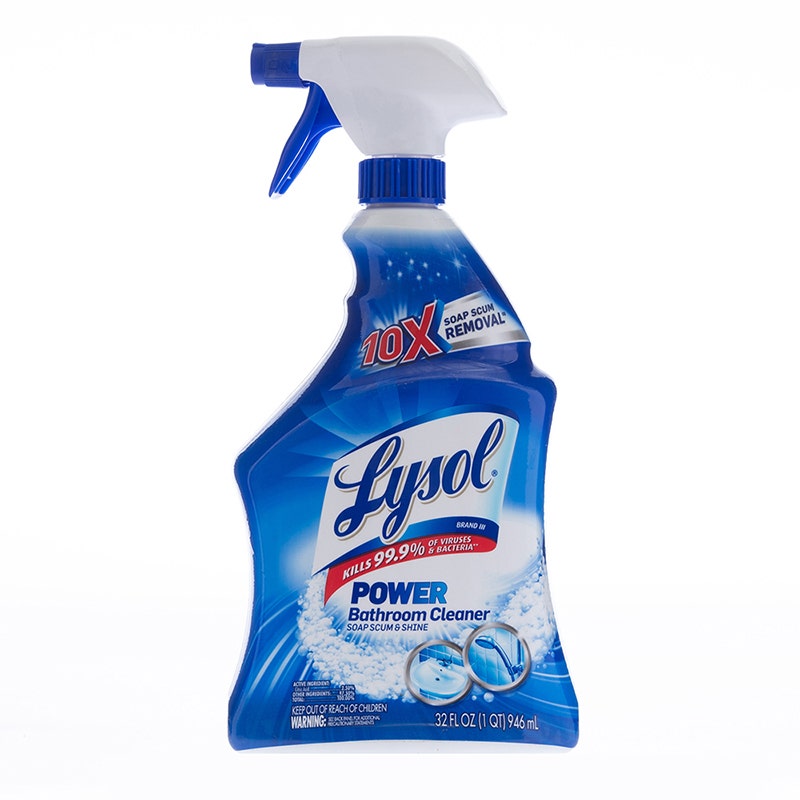 Lysol Power Bathroom Cleaner — Atlantic Fresh 32 fl oz (946 mL) product package