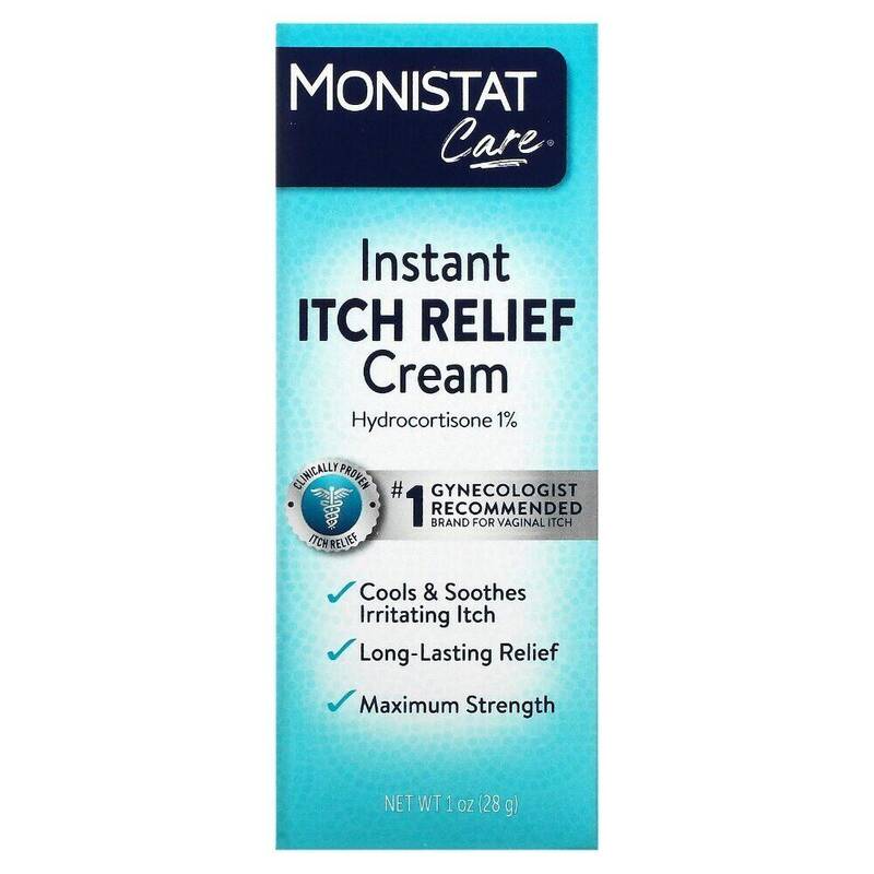 Monistat Care Instant Itch Relief Cream — Maximum Strength 1oz product package
