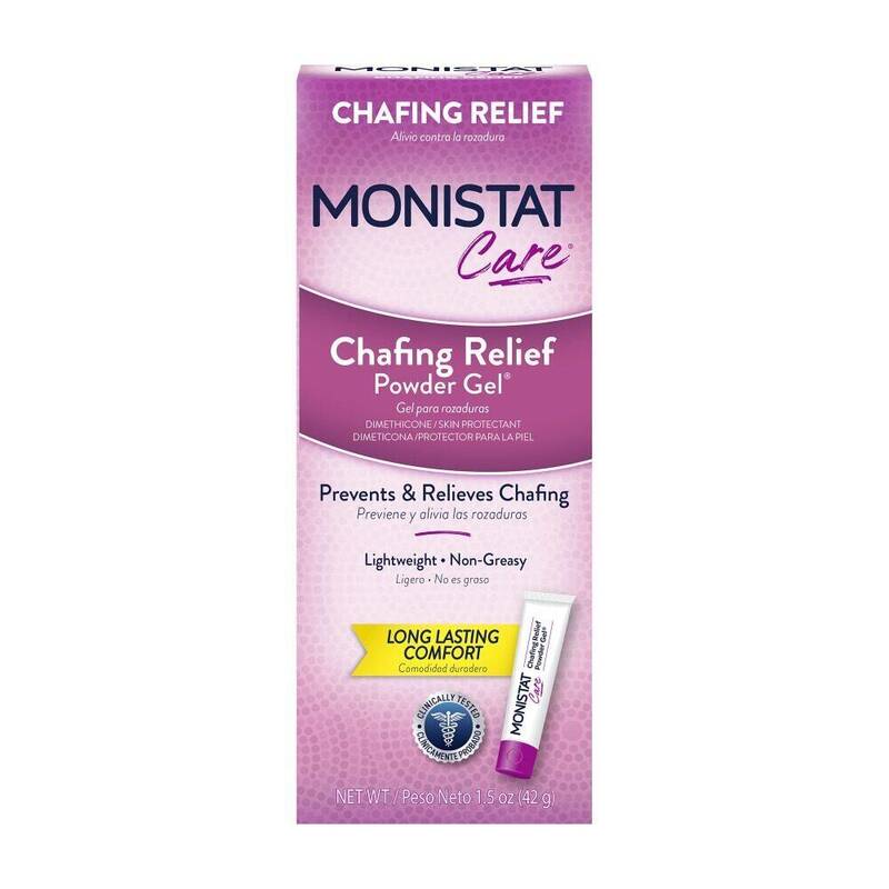 Monistat Care Chafing Relief Powder Gel 1.5oz product package
