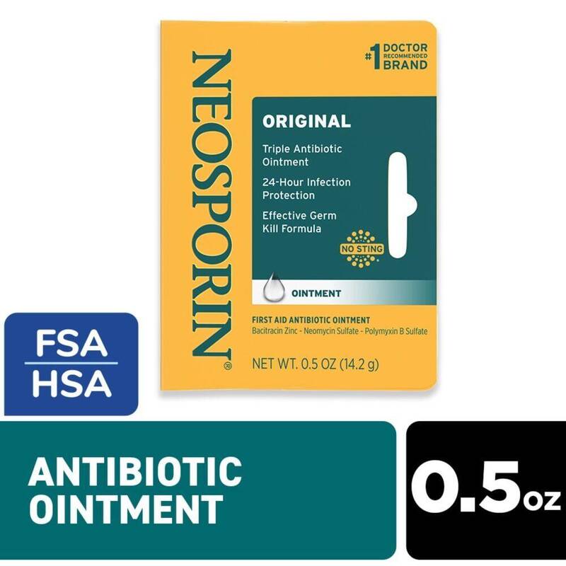 Neosporin Original Triple Antibiotic Ointment .5oz product package