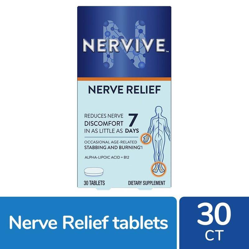 Nervive Nerve Relief Tablets 30ct product package