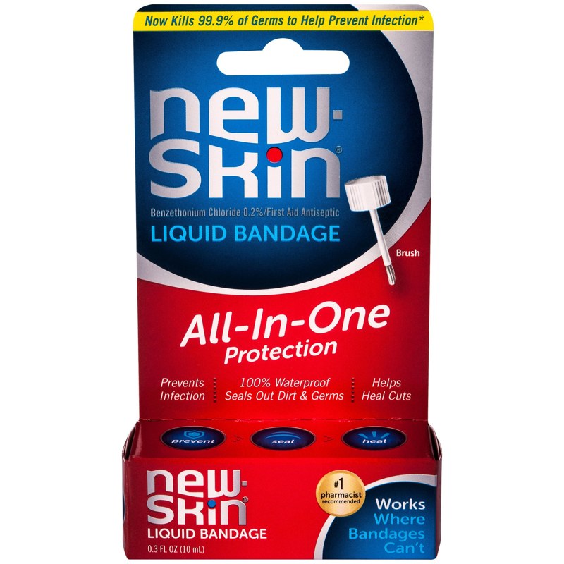 New-Skin All-in-One Liquid Bandage 0.3 fl oz (10 mL) product package