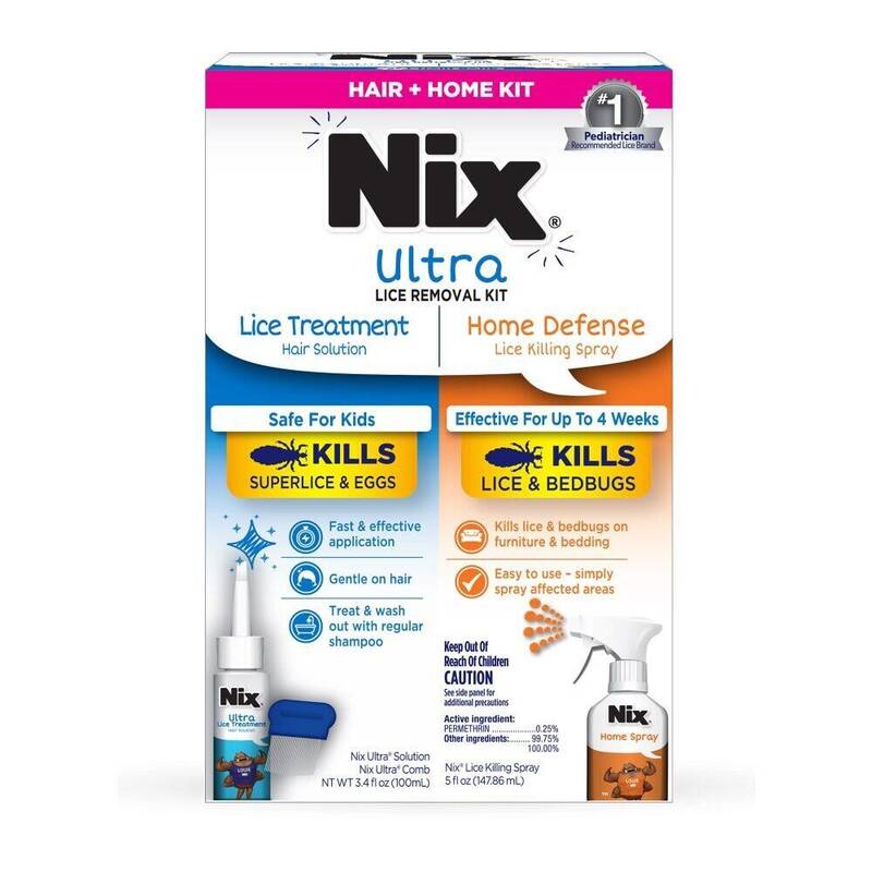Nix Ultra Lice Removal Kit Hair + Home Kit product package