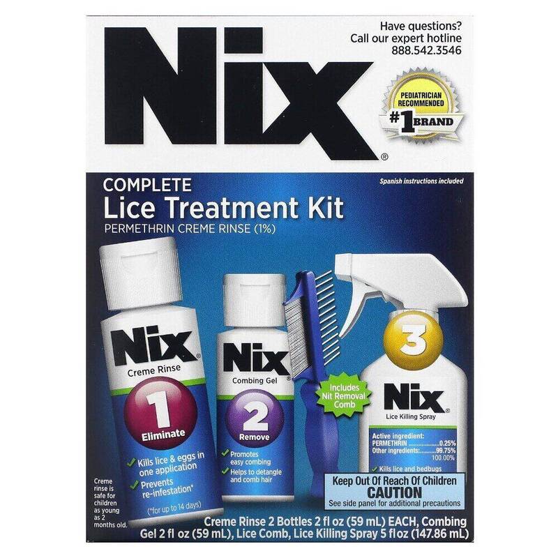 Nix Complete Lice Treatment Kit product package