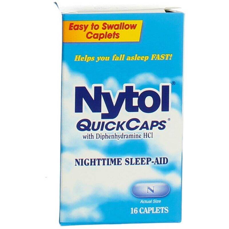Nytol QuickCaps Nighttime Sleep-Aid 16ct product package