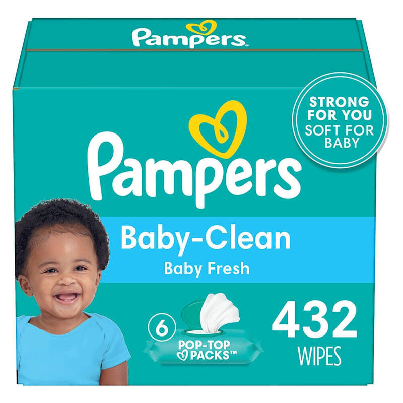 Pampers BW Clean BF 6X 72ctFIT 1/432 432 ct product package